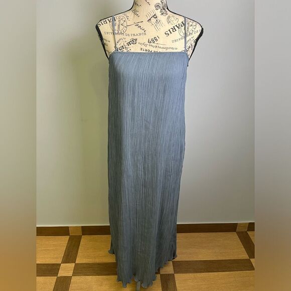 Madewell The Goldie Dress in Plissé NWT Size 00 - Picture 3 of 14